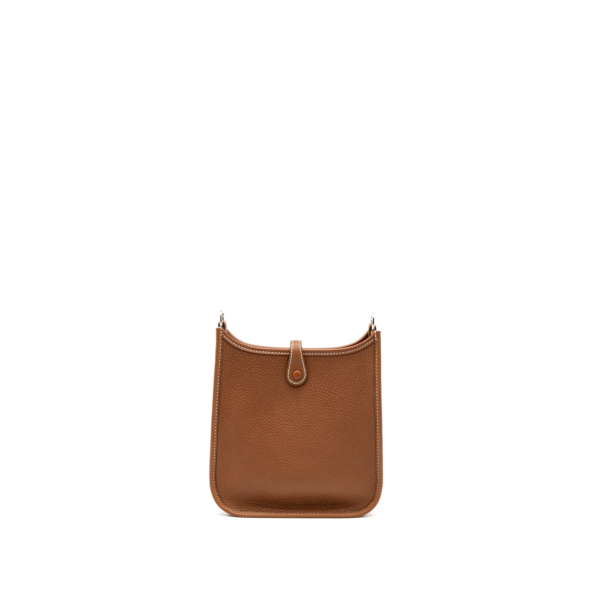HERMES MINI EVELYNE CLEMENCE GOLD/CORNALINE-BLANC SHW