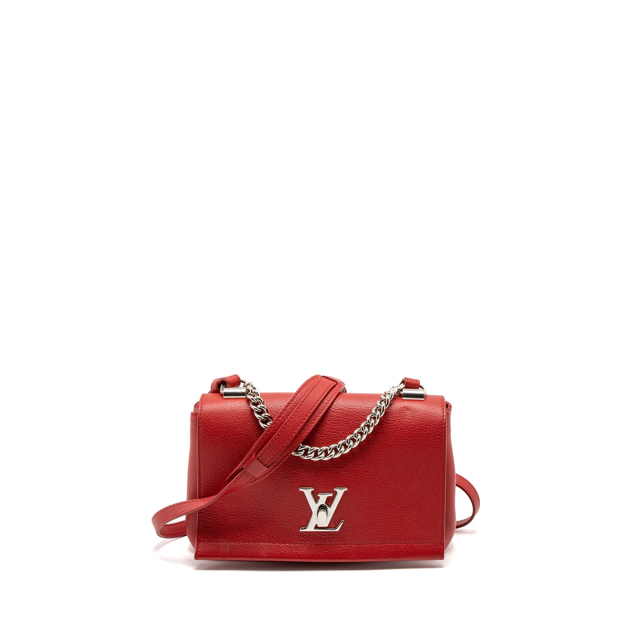 LOUIS VUITTON LOCKME II BB CALFSKIN RUBIS SHW