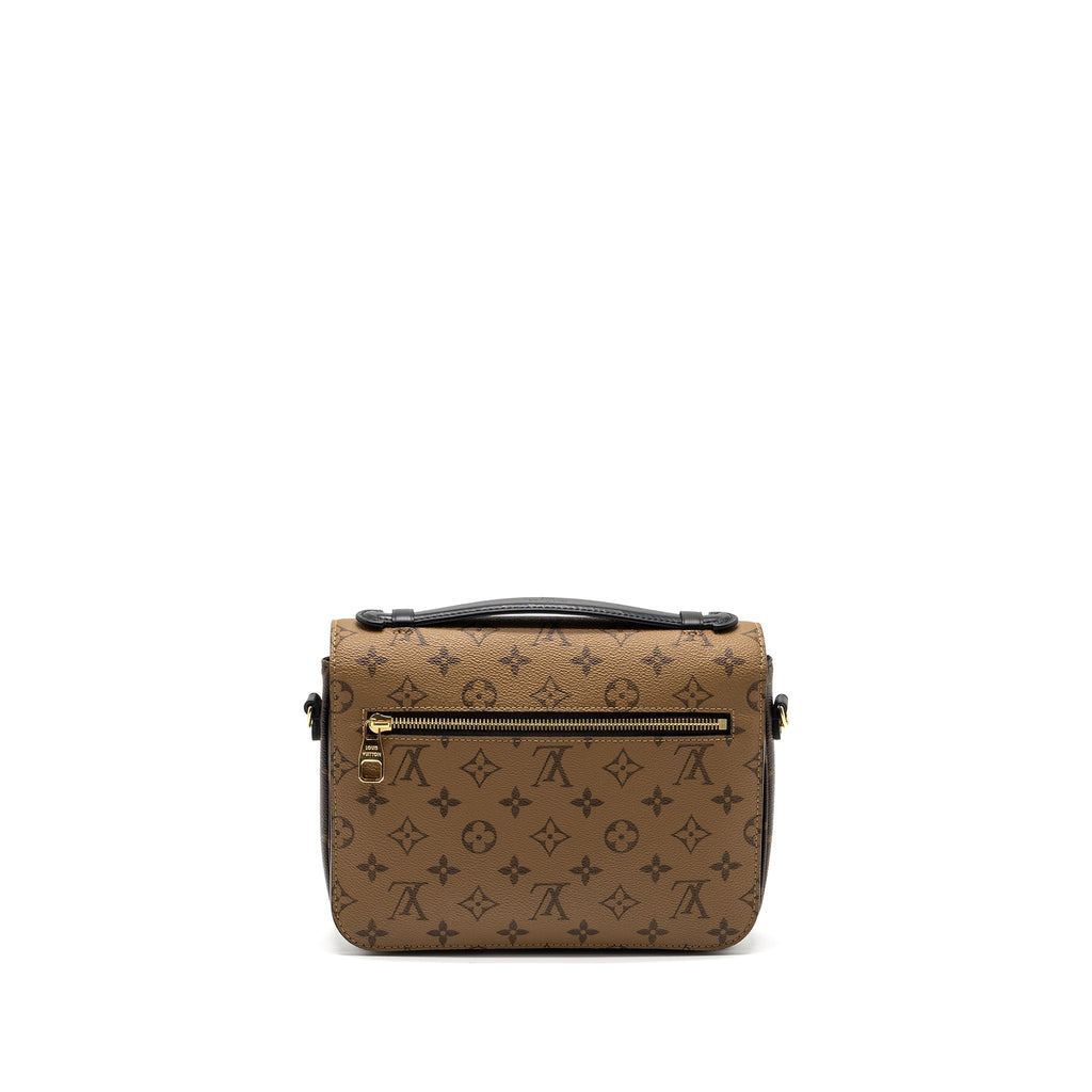 LOUIS VUITTON POCHETTE MÉTIS MONOGRAM REVERSE CANVAS GHW