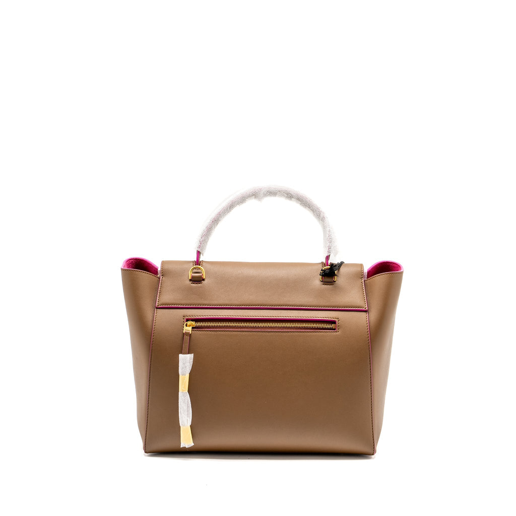CELINE MINI BELT BAG CALFSKIN CAMEL GHW