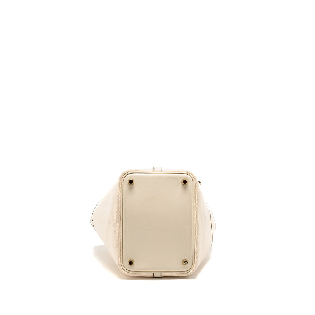 HERMES CARGO PICOTIN 18 LOCK BAG CANVAS/SWIFT NATA GHW