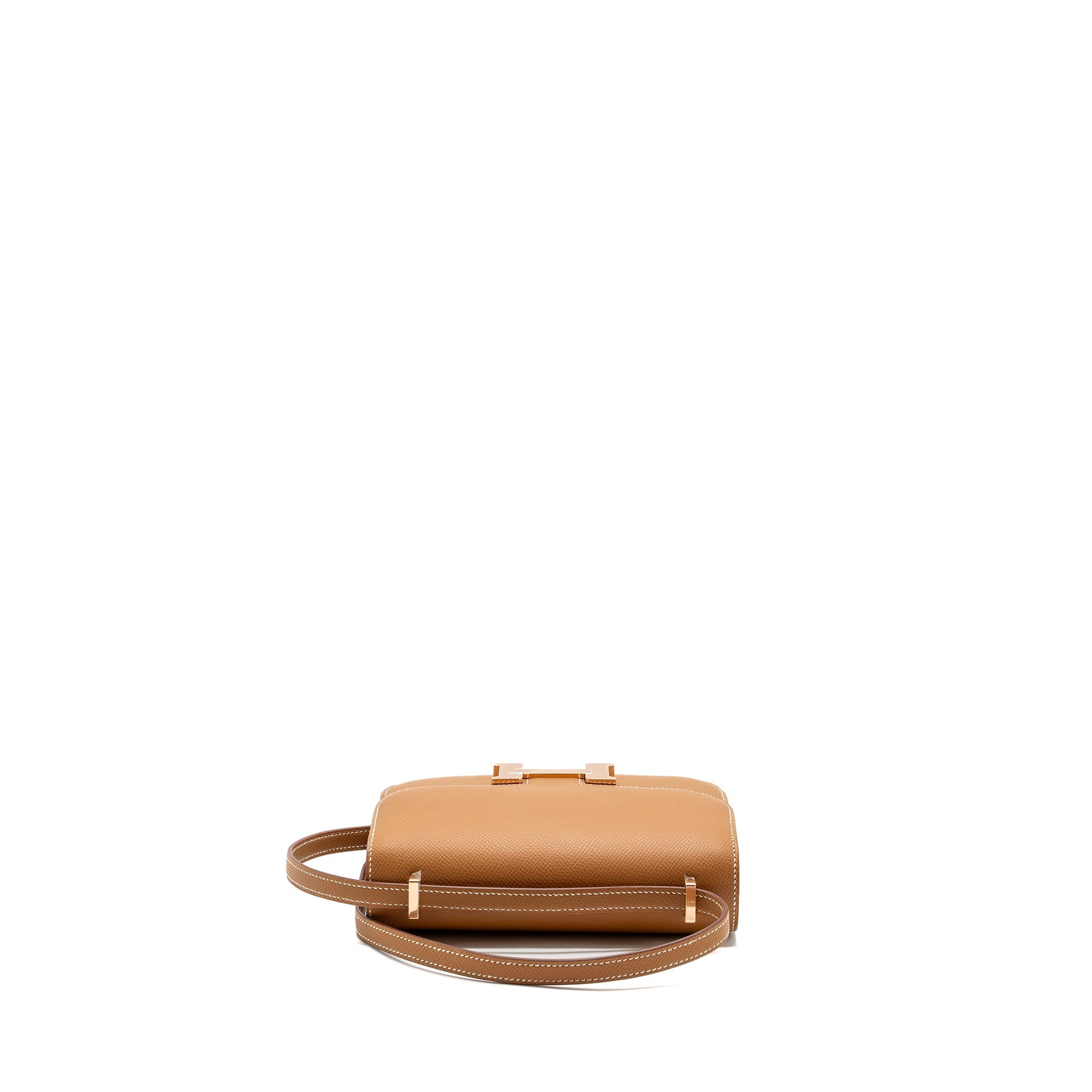 HERMES MINI CONSTANCE EPSOM GOLD RGHW