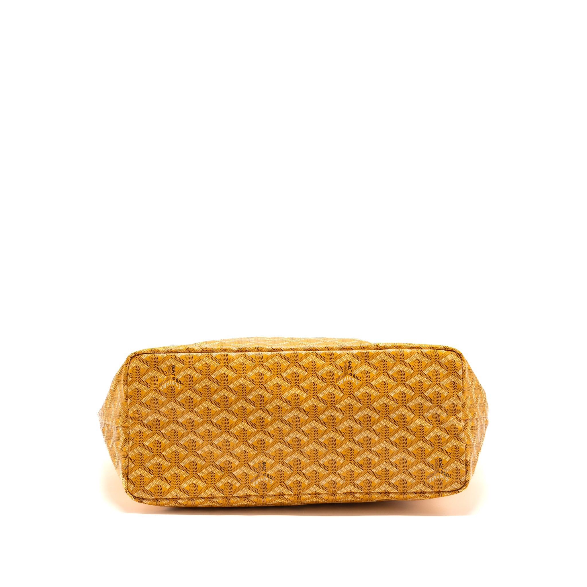 GOYARD SAINT LOUIS PM TOTE BAG CANVAS YELLOW SHW