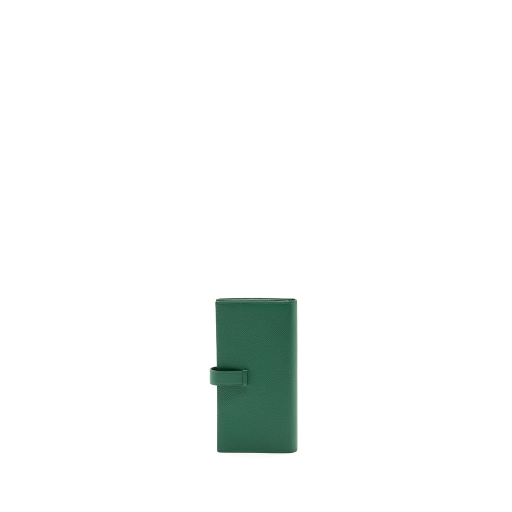 HERMES BEARN LONG WALLET EPSOM U4 VERT VERTIGO GHW