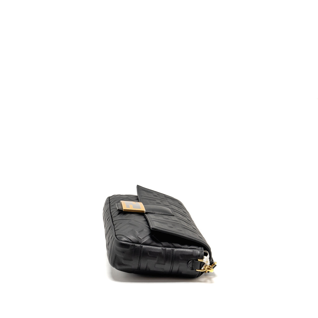 FENDI LARGE BAGUETTE BAG NAPPA BLACK GHW