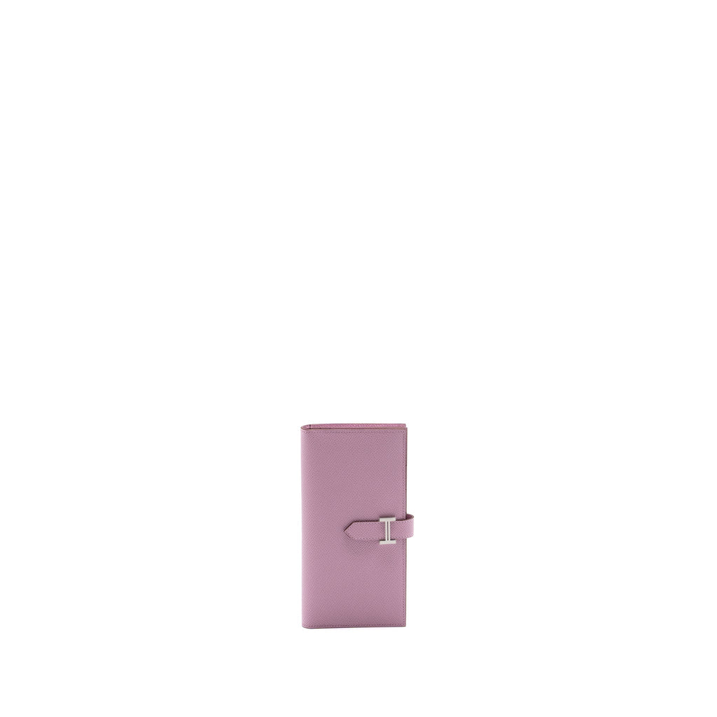 HERMES BEARN WALLET EPSOM MAUVE SYLVESTRE SHW
