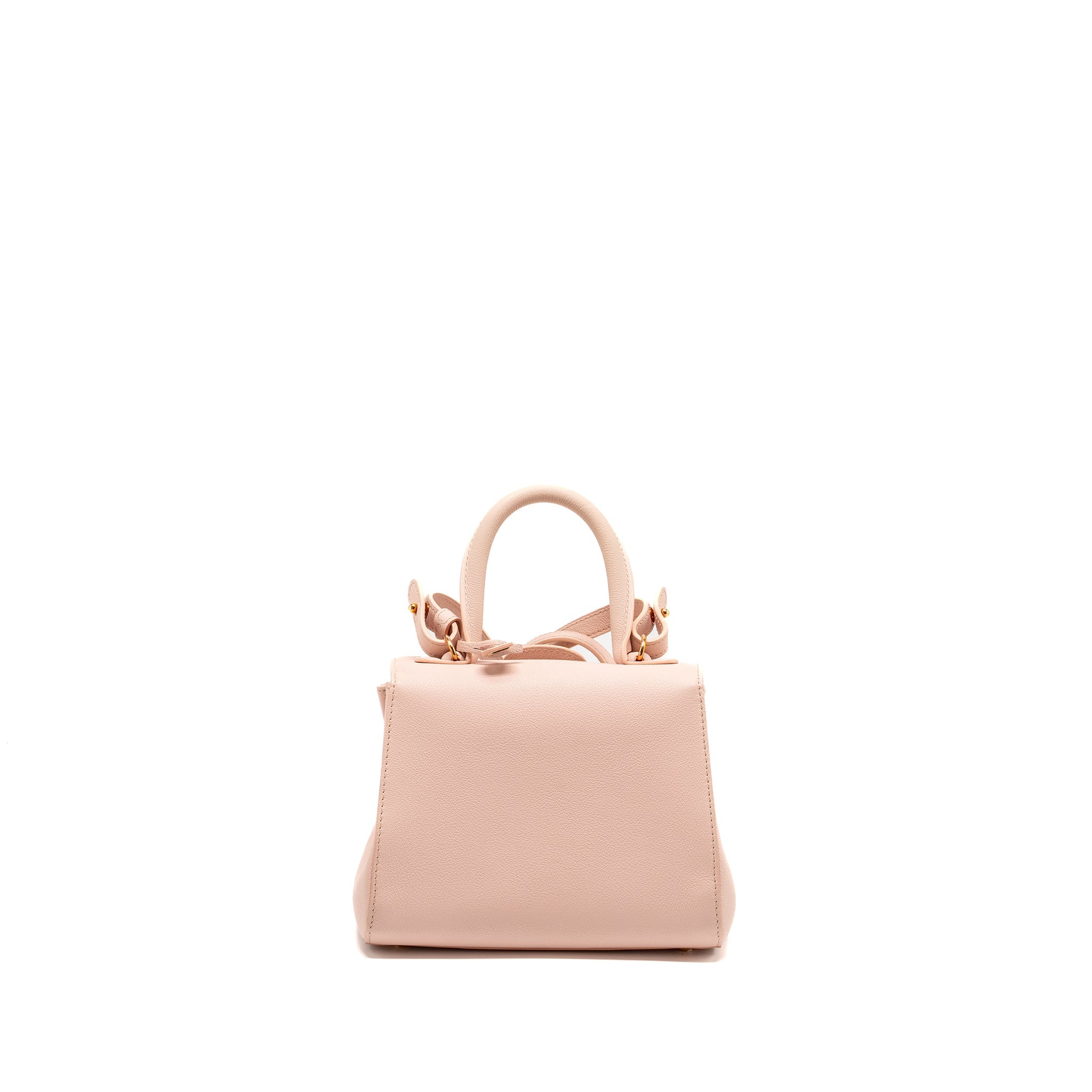 DELVAUX MINI BRILLIANT BAG CALFSKIN PINK RGHW
