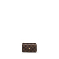 LOUIS VUITTON CARD HOLDER RECTO VERSO DAMIER EBENE/ RED GHW (NEW VERSION)