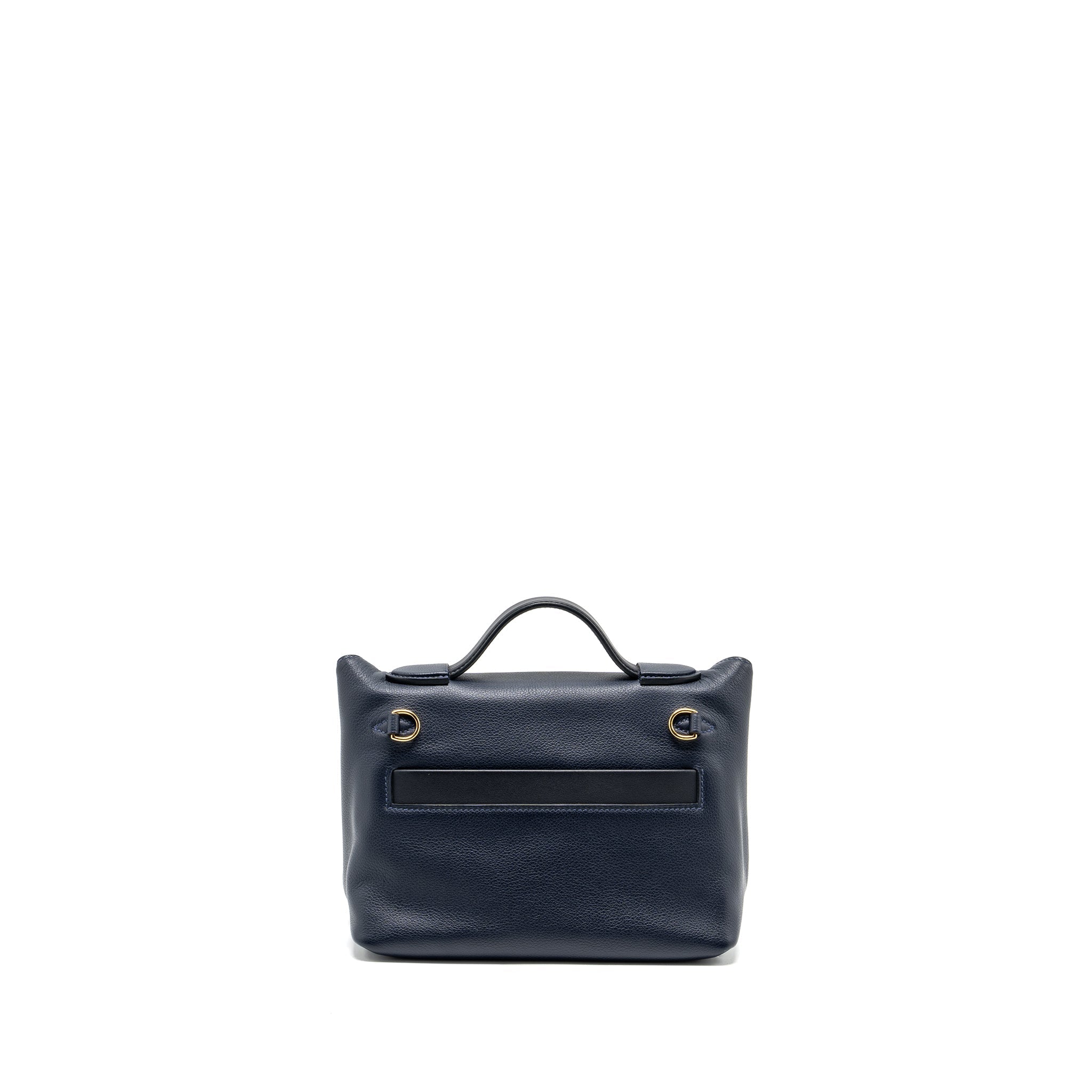 HERMES MINI 24/24 2424-21 BAG EVERCOLOR / SWIFT BLUE NUIT/CABAN/ZELLIGE  GHW