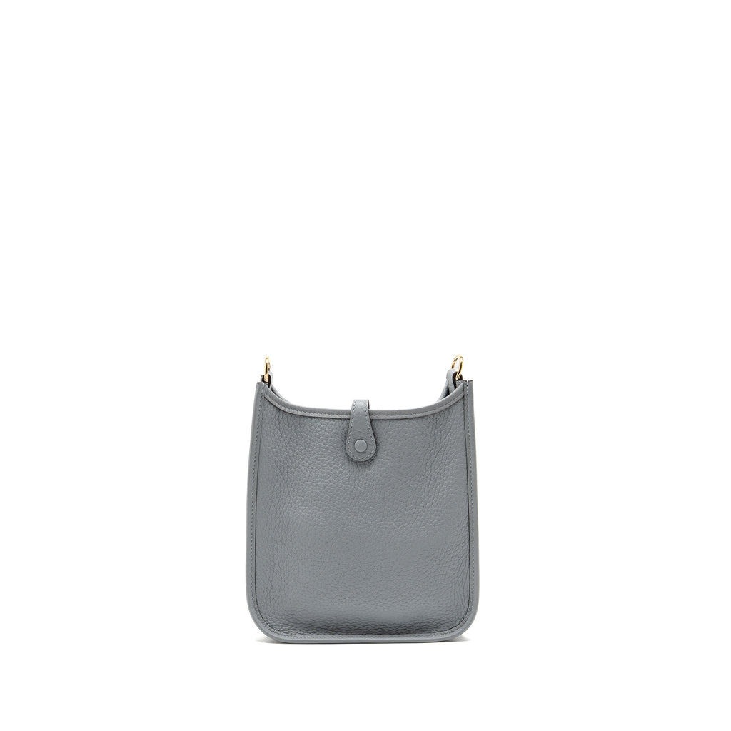 HERMES MINI EVELYNE CLEMENCE GRIS PANTIN LGHW