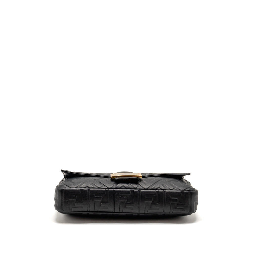 FENDI LARGE BAGUETTE BAG NAPPA BLACK GHW