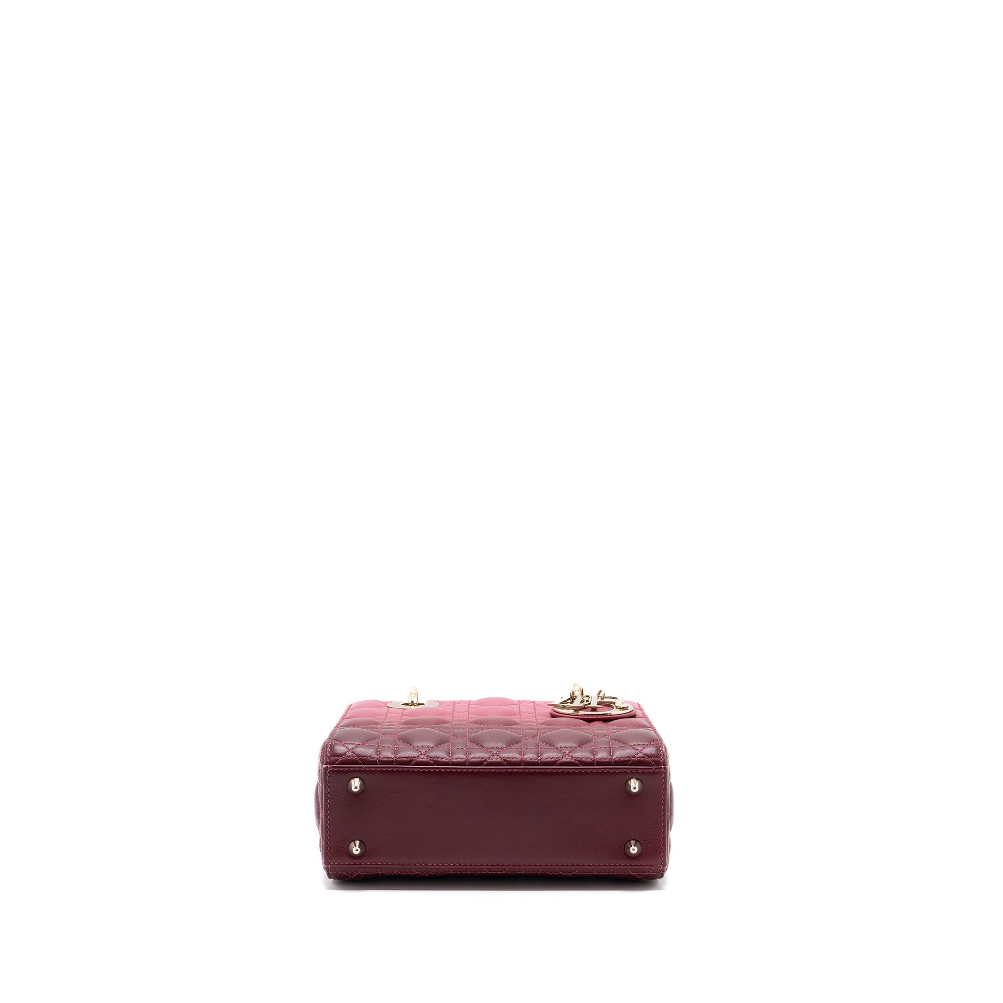 DIOR MY ABC DIOR SMALL LADY DIOR CANNAGE LAMBSKIN PINK GRADIENT LGHW