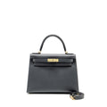 HERMES KELLY 28 EPSOM GRIS MISTY LGHW
