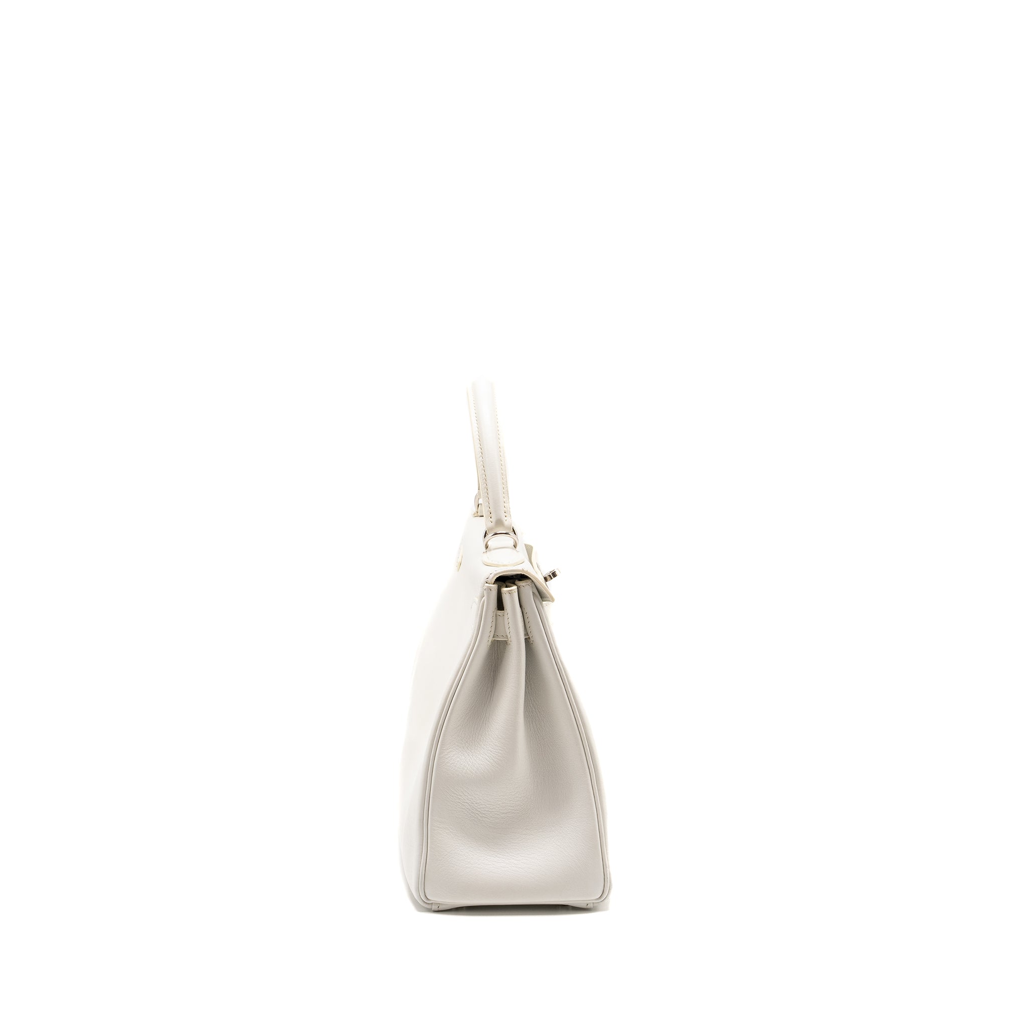 HERMES KELLY 28 EVERCOLOR BLANC SHW