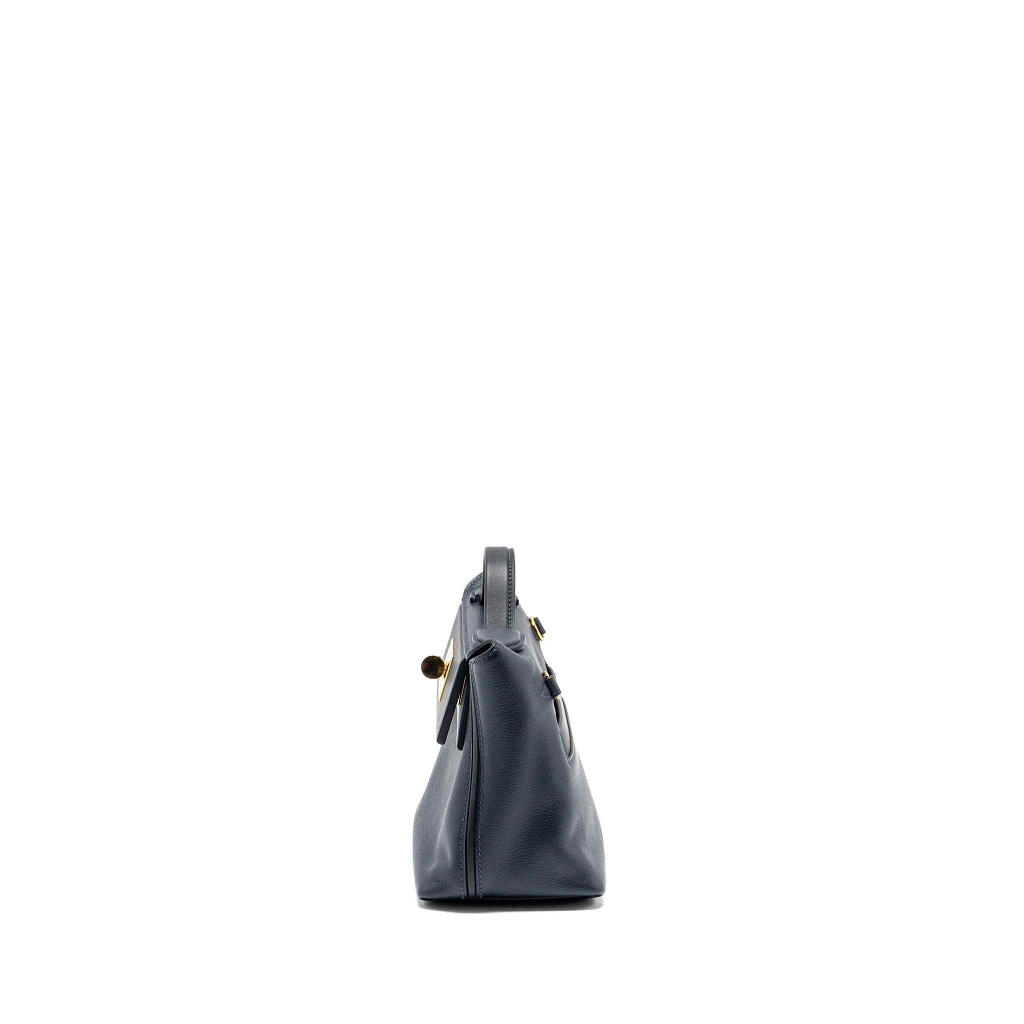HERMES MINI 24/24 2424-21 BAG EVERCOLOR / SWIFT BLUE NUIT/CABAN/ZELLIGE  GHW