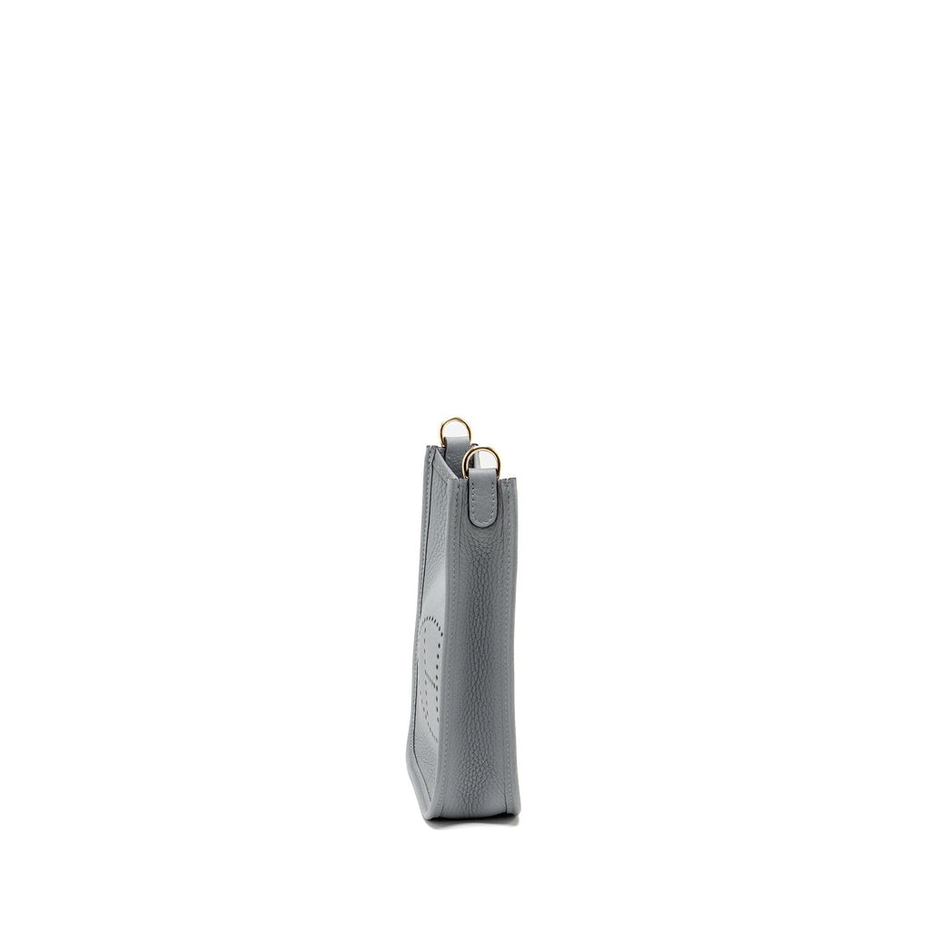 HERMES MINI EVELYNE CLEMENCE GRIS PANTIN LGHW