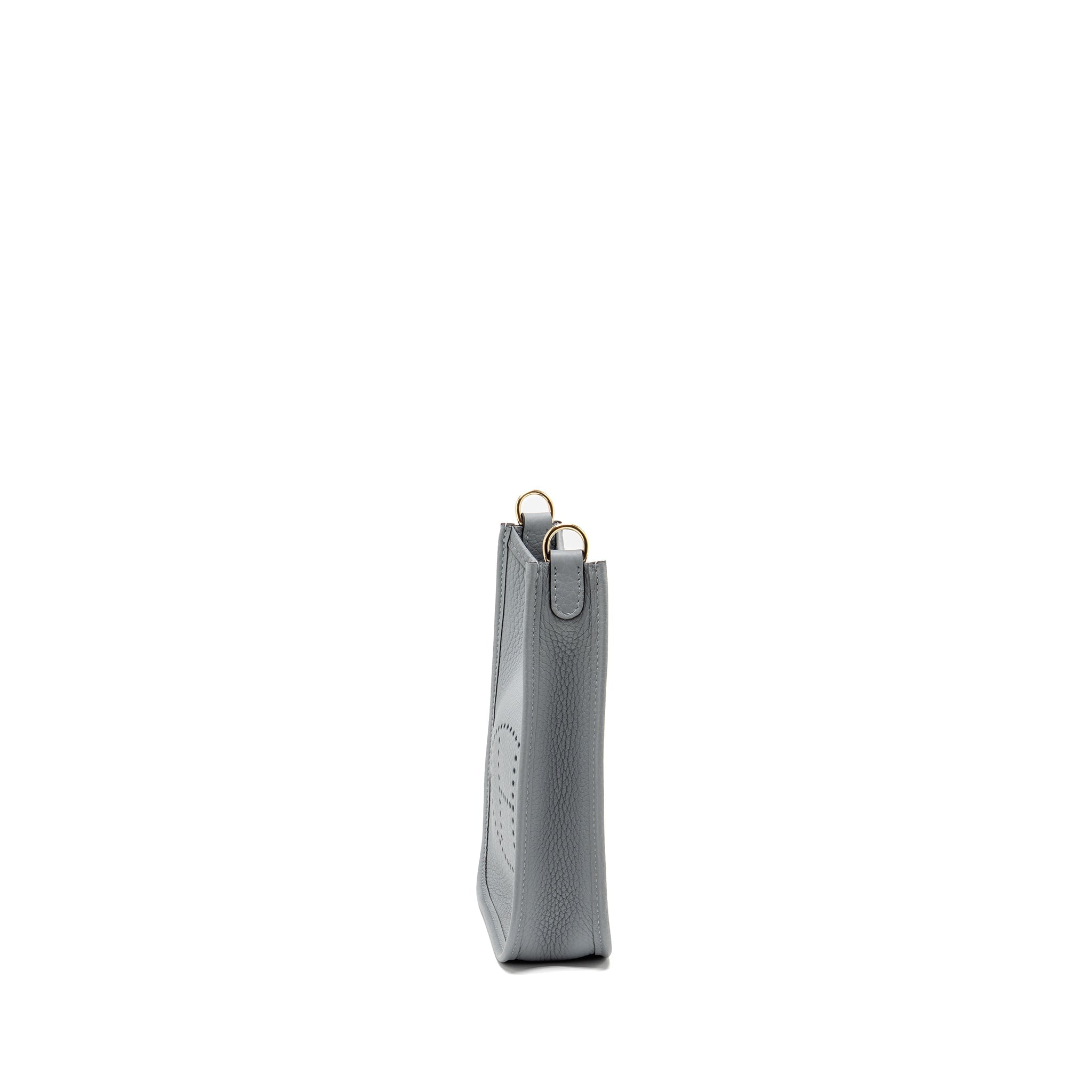 HERMES MINI EVELYNE CLEMENCE GRIS PANTIN LGHW
