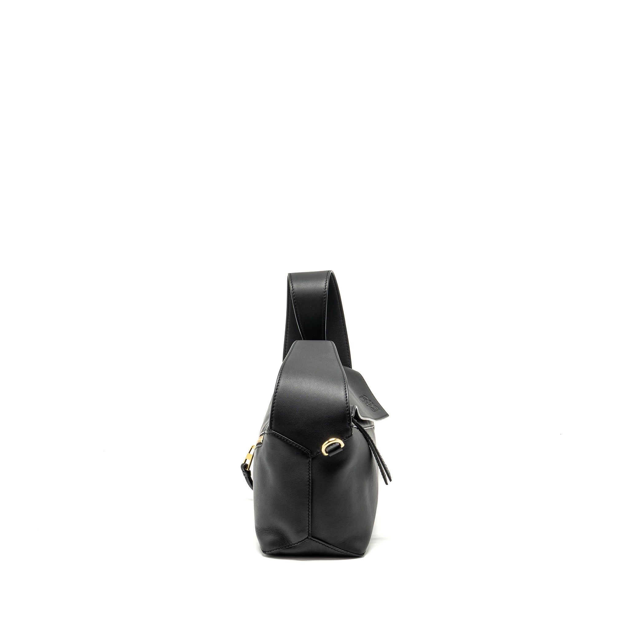 LOEWE PUZZLE HOBO BAG CALFSKIN BLACK GHW
