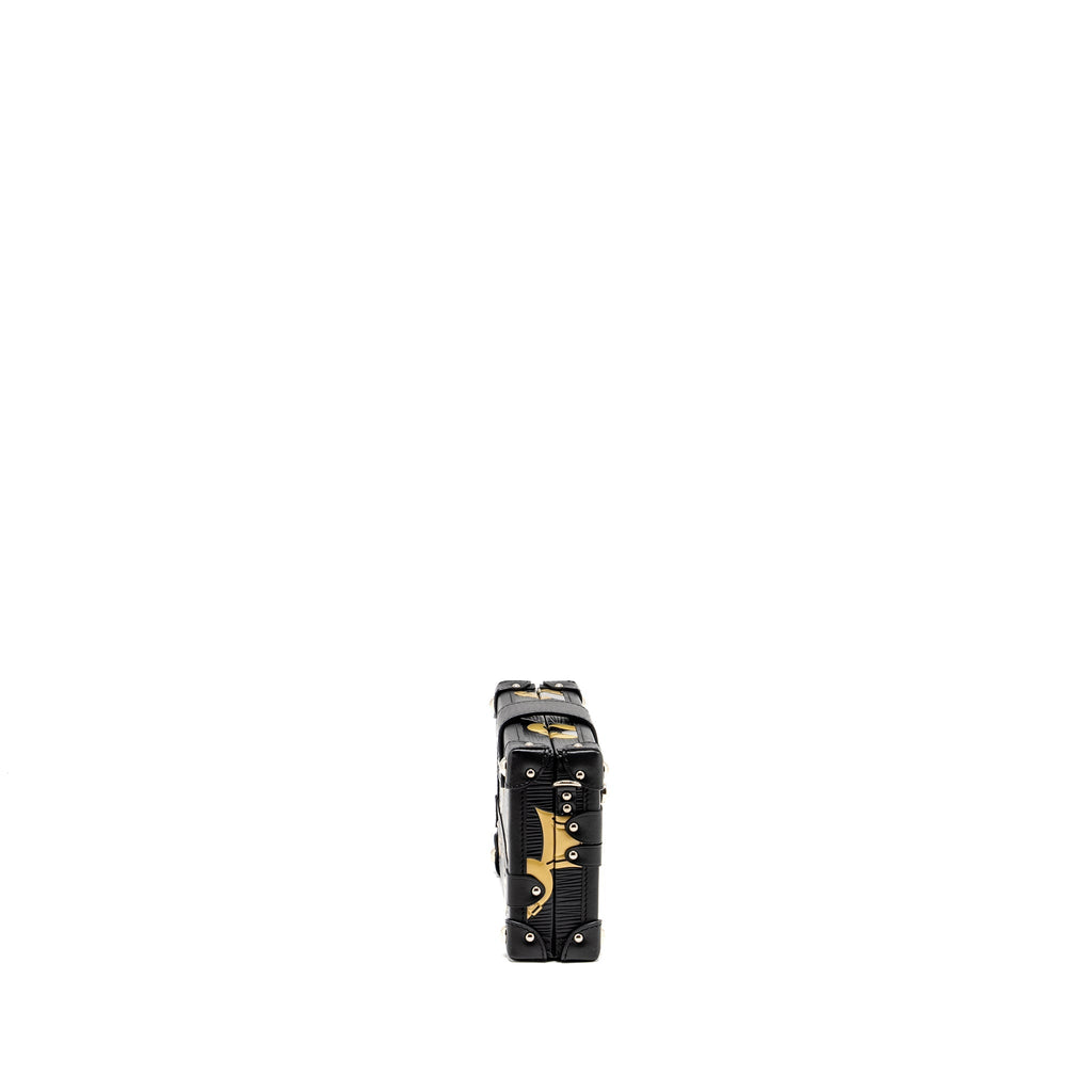 LOUIS VUITTON PETITE MALLE EPI BLACK/ GOLD SHW