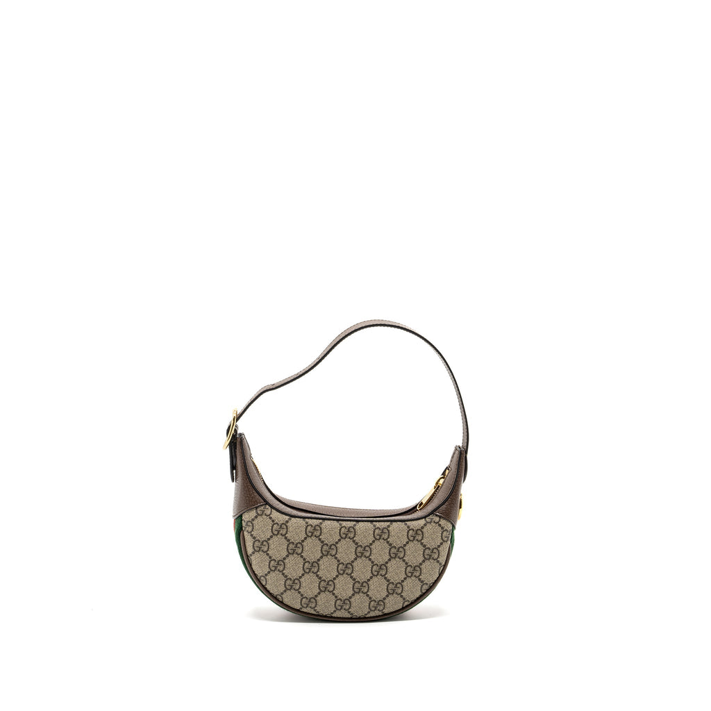 GUCCI OPHIDIA GG MINI BAG GG SUPREME CANVAS GHW