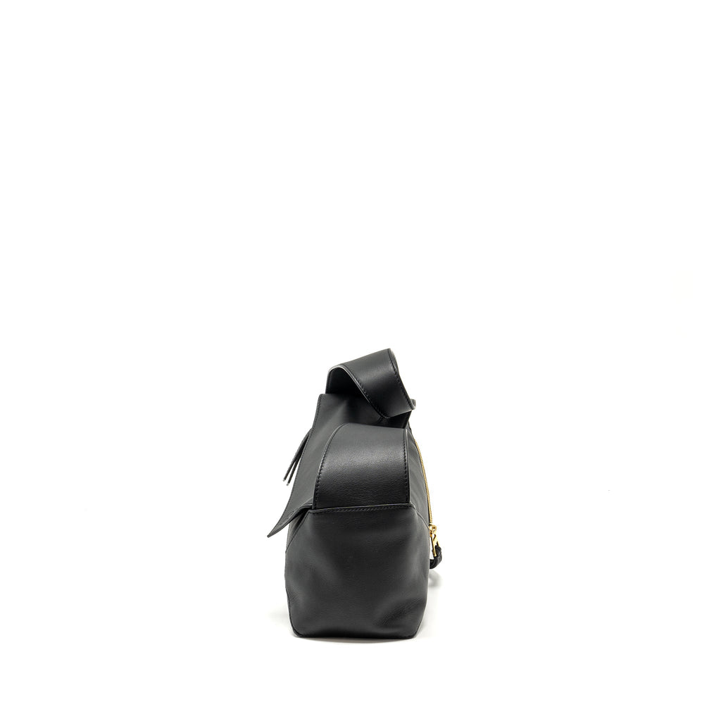 LOEWE PUZZLE HOBO BAG CALFSKIN BLACK GHW