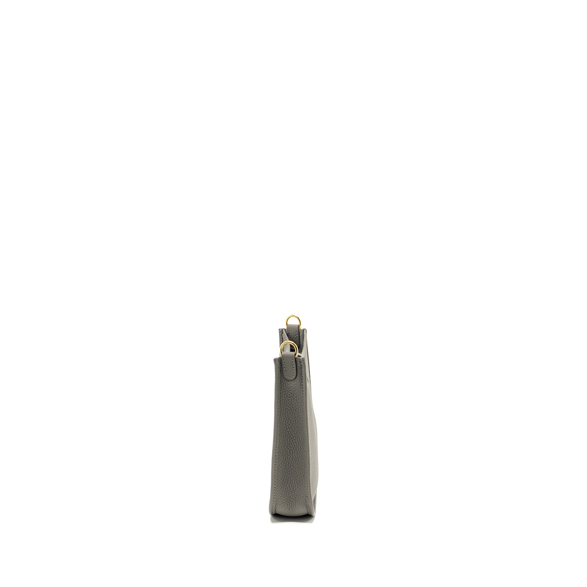 HERMES MINI EVELYNE CLEMENCE GRIS MEYER GHW