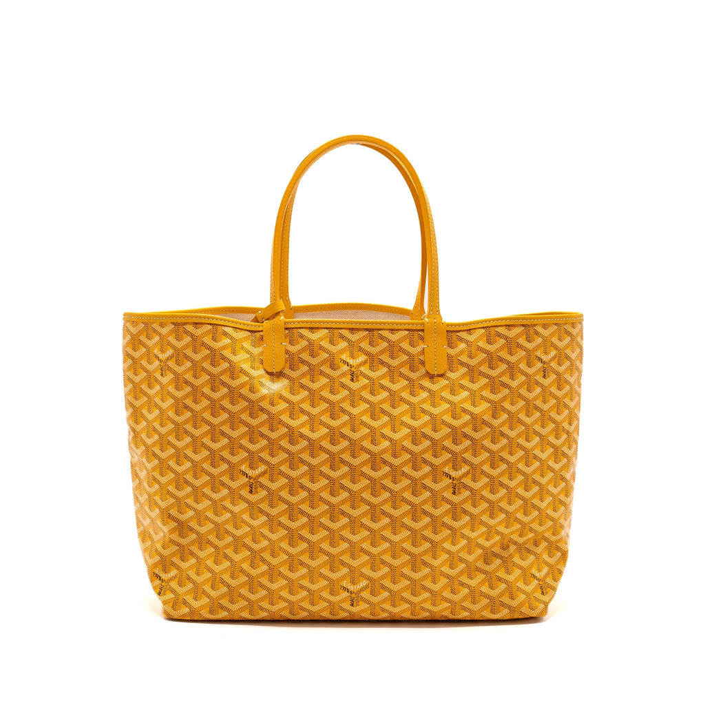 GOYARD SAINT LOUIS PM TOTE BAG CANVAS YELLOW SHW