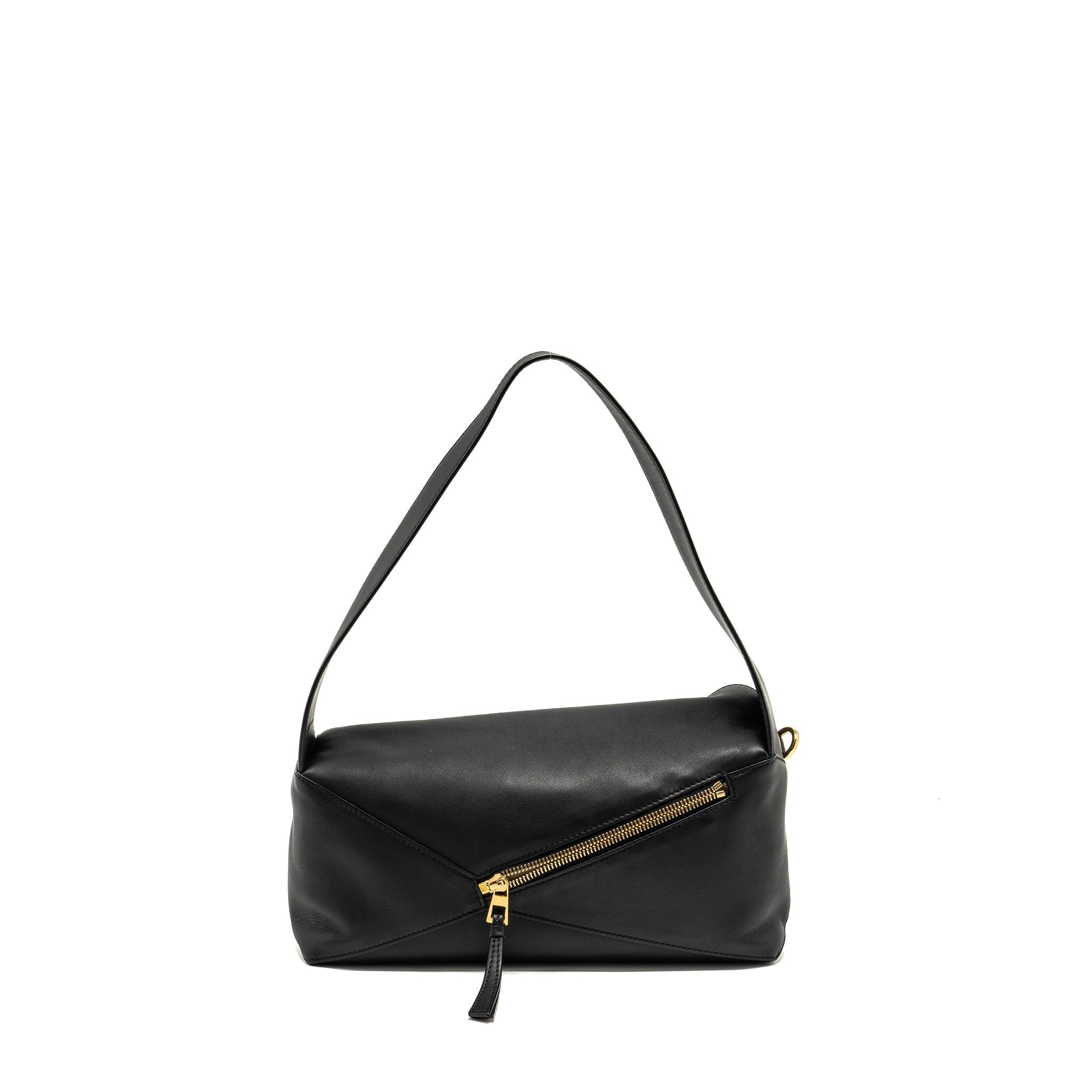 LOEWE PUZZLE HOBO BAG CALFSKIN BLACK GHW