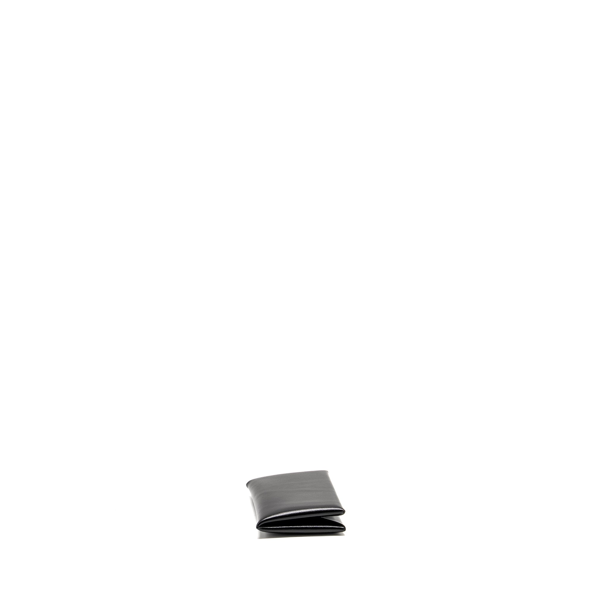 HERMES CALVI CARD HOLDER BOX BLACK SHW