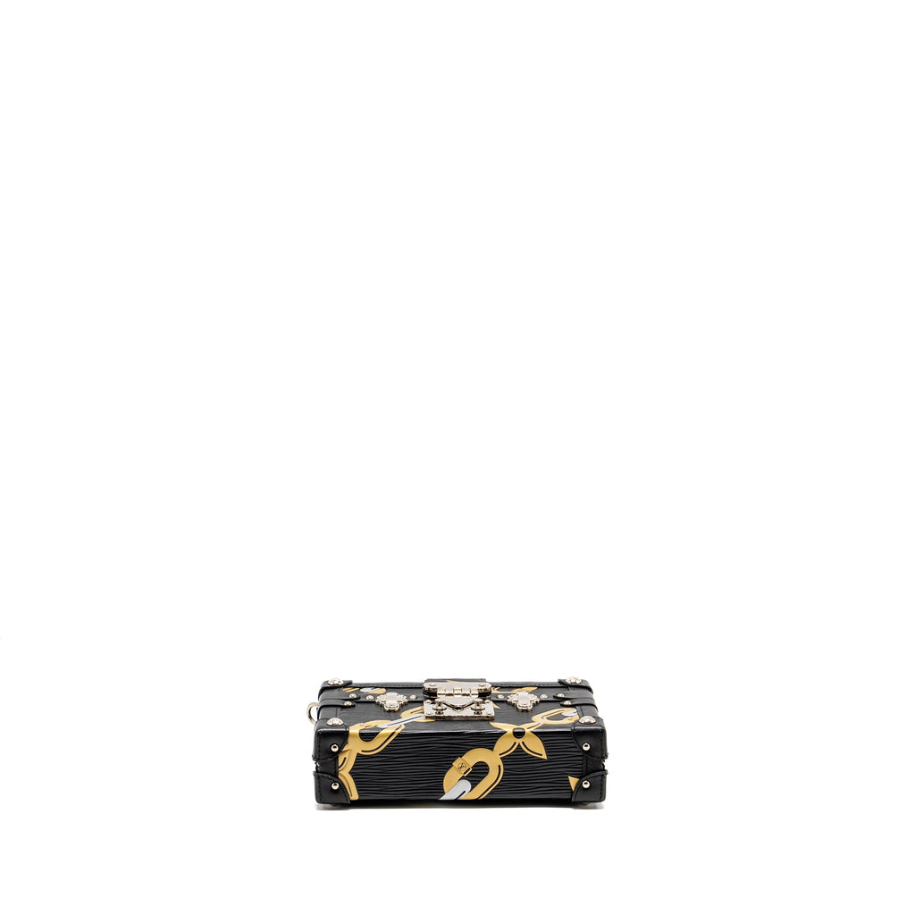 LOUIS VUITTON PETITE MALLE EPI BLACK/ GOLD SHW