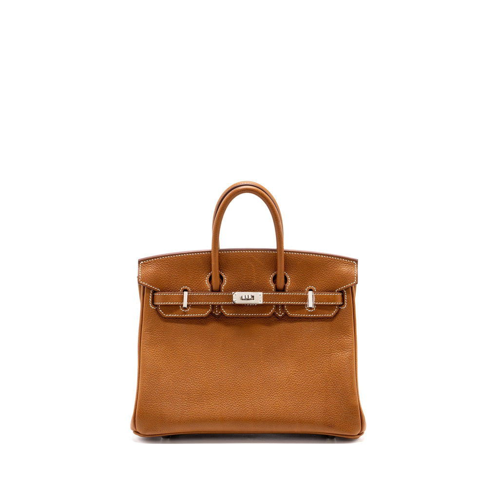 HERMES BIRKIN 25 BARENIA FAUBOUR 34 FAUVE SHW