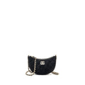 CHANEL QUILTED CRYSTAL MINI HOBO CROSSBODY BAG VELVET BLACK LGHW (MICROCHIP)