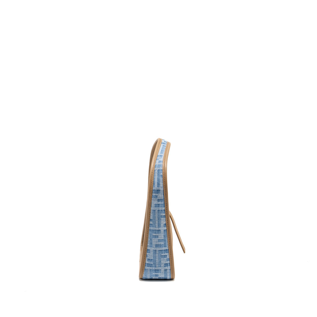 FENDI MINI FENDESSENCE BAG DENIM BLUE GHW