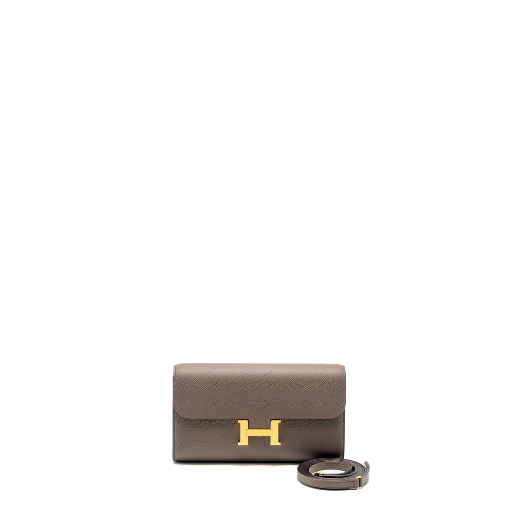 HERMES CONSTANCE TO GO EPSOM GRIS ETAIN GHW
