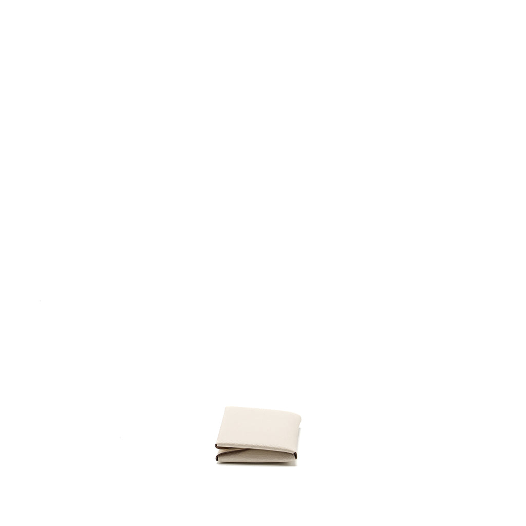 HERMES CALVI CARDHOLDER CHÈVRE MYSORE NATA/QUEBRACHO SHW