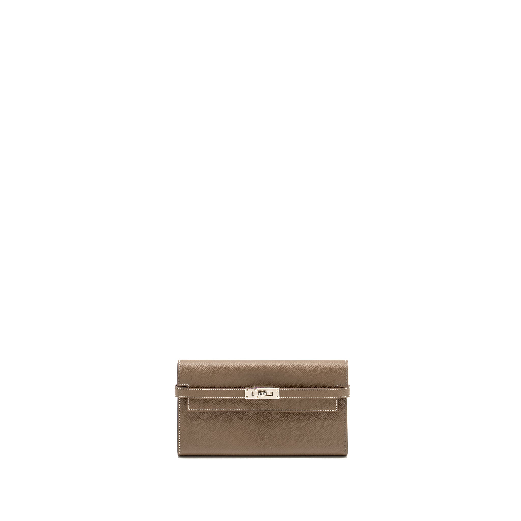 HERMES KELLY LONG WALLET EPSOM ETOUPE SHW