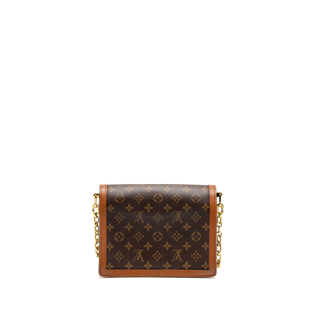LOUIS VUITTON DAUPHINE MM MONOGRAM REVERSE CANVAS GHW
