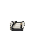 CHANEL SMALL GABRIELLE HOBO BAG AGED CALFSKIN WHITE MULTICOLOUR HARDWARE