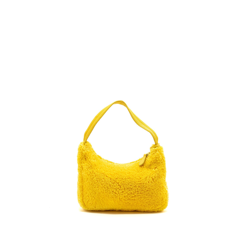 PRADA RE-EDITION 2000 TERRY MINI BAG YELLOW SHW