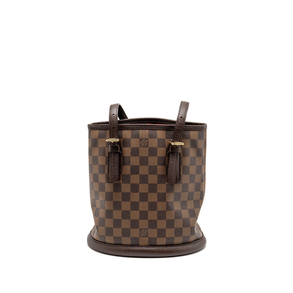 LOUIS VUITTON MARAIS BUCKET BAG DAMIER EBENE GHW