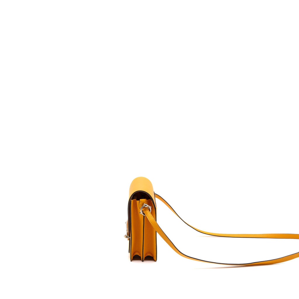 HERMES MINI ROULIS EVERCOLOR JAUNE D’OR LGHW