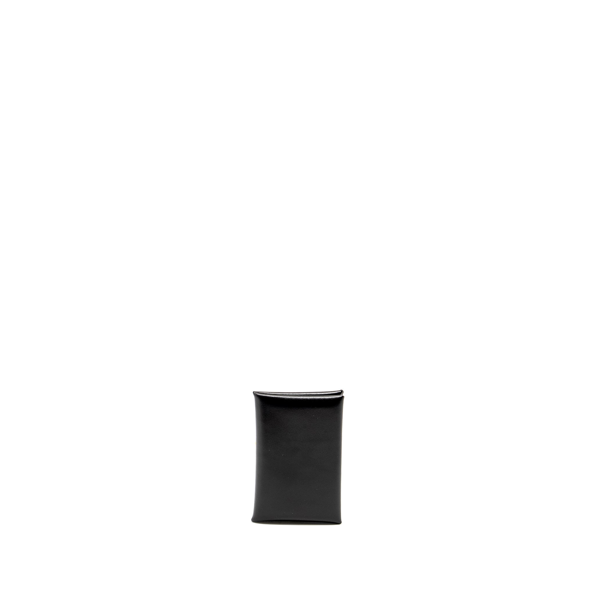 HERMES CALVI CARD HOLDER BOX BLACK SHW