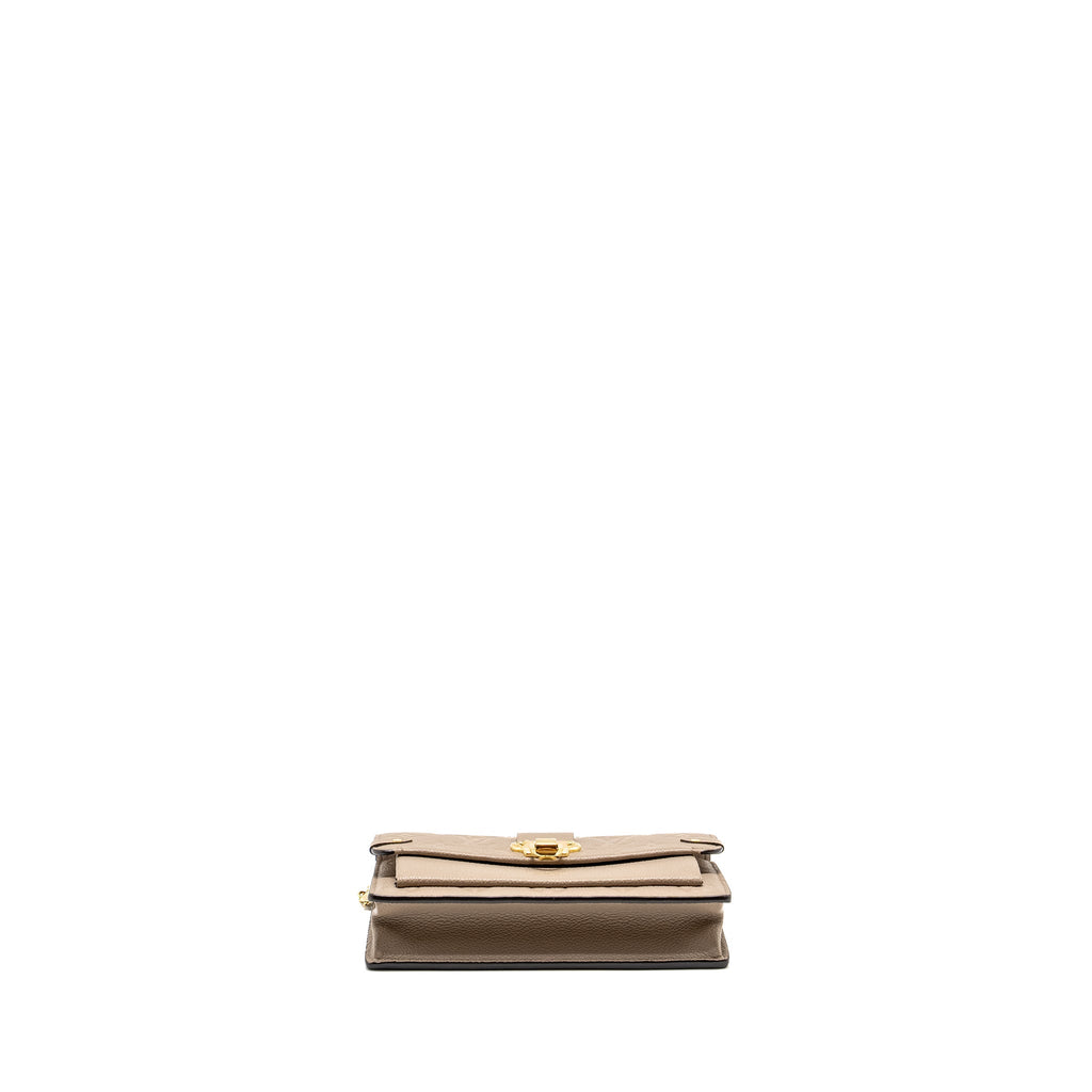 LOUIS VUITTON VAVIN CHAIN WALLET MONOGRAM EMPREINTE GREY GHW