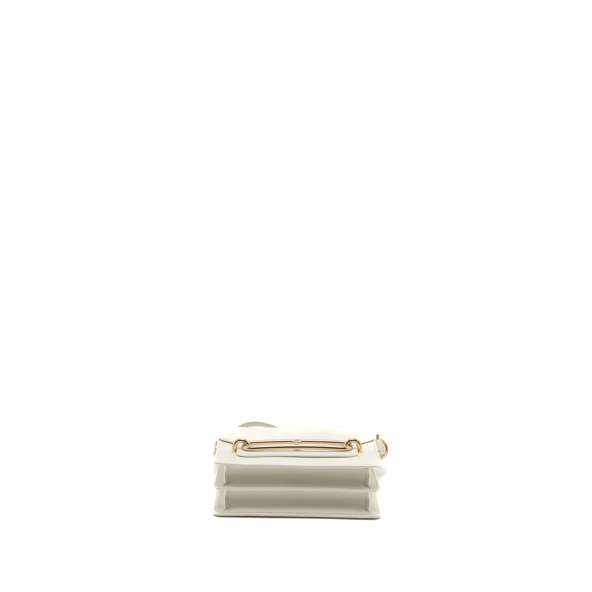 HERMES MINI ROULIS EVERCOLOR BLANC LGHW