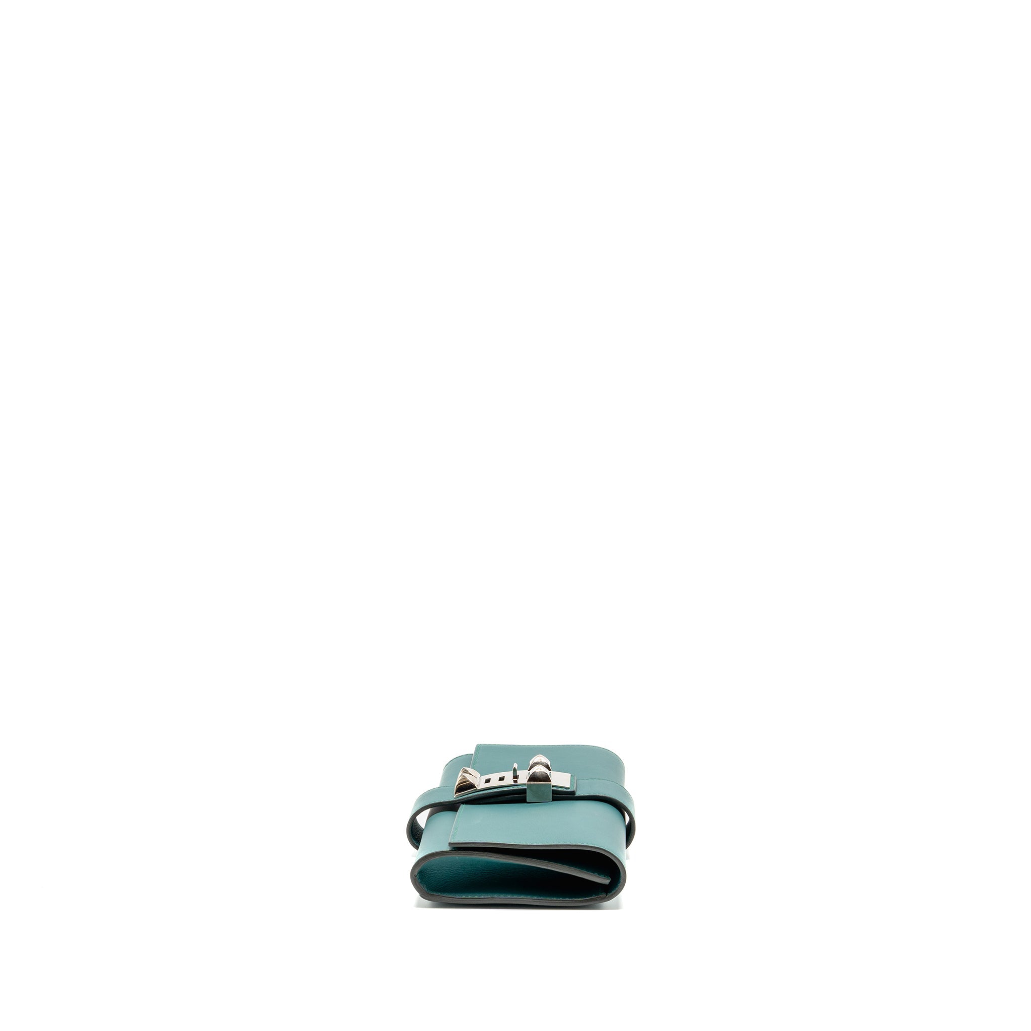 HERMES POCHETTE MEDOR 23 SWIFT MALACHITE SHW