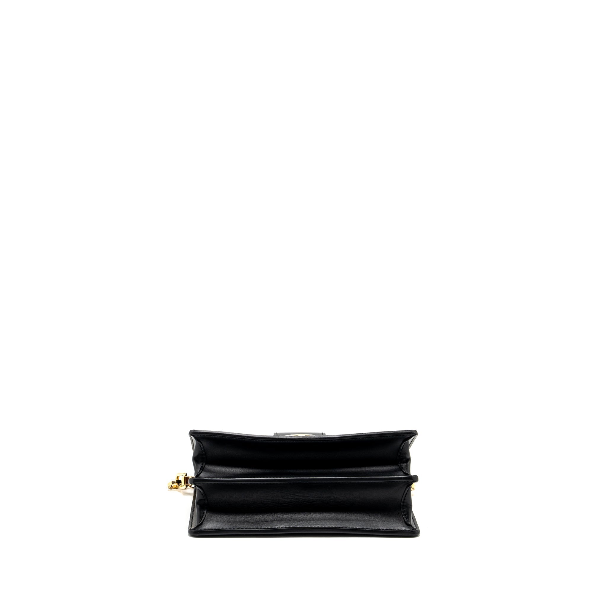 LOUIS VUITTON DAUPHINE MM EPI BLACK GHW