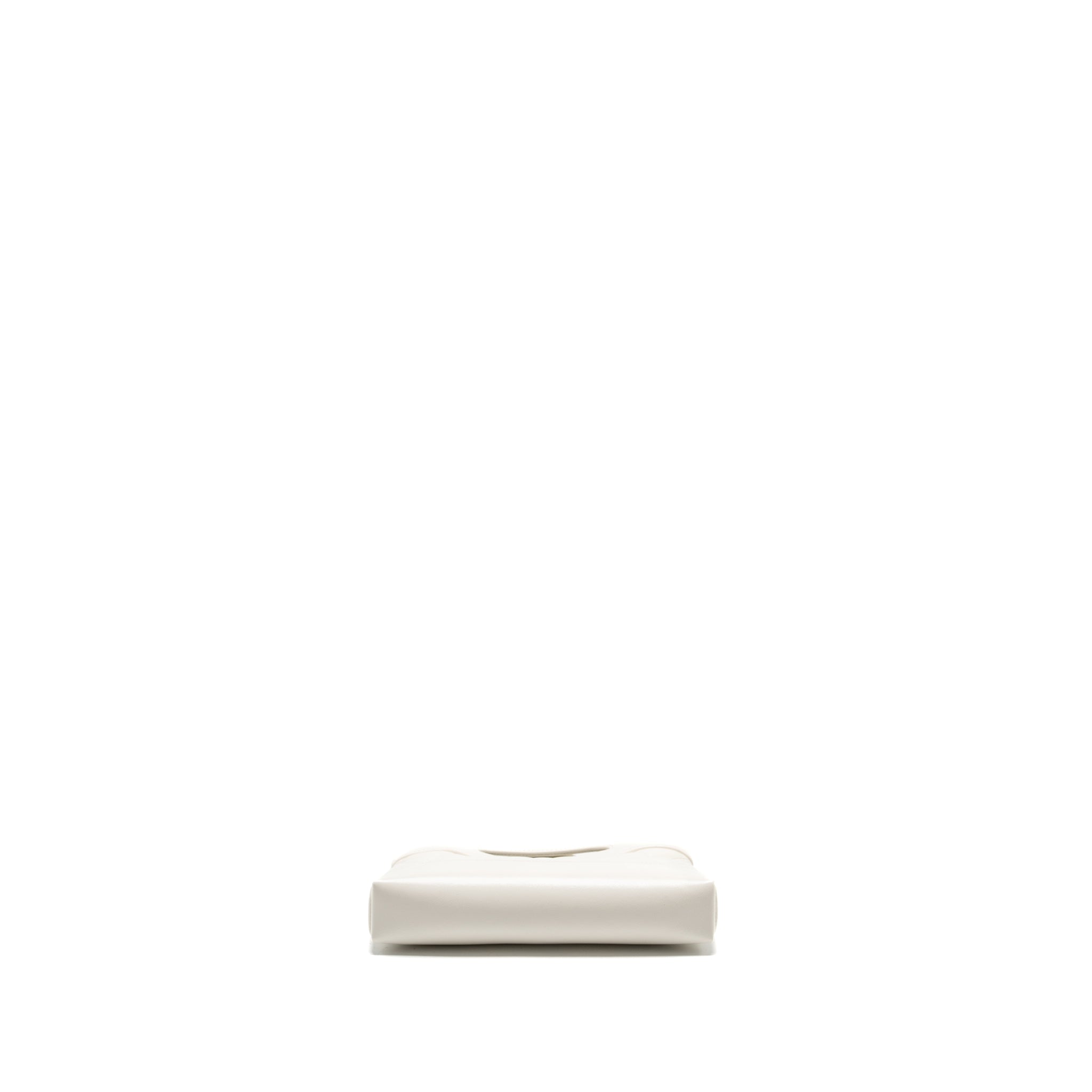 CHANEL MINI 31 CLUTCH WITH CHAIN SHINY CALFSKIN WHITE LGHW (MICROCHIP)