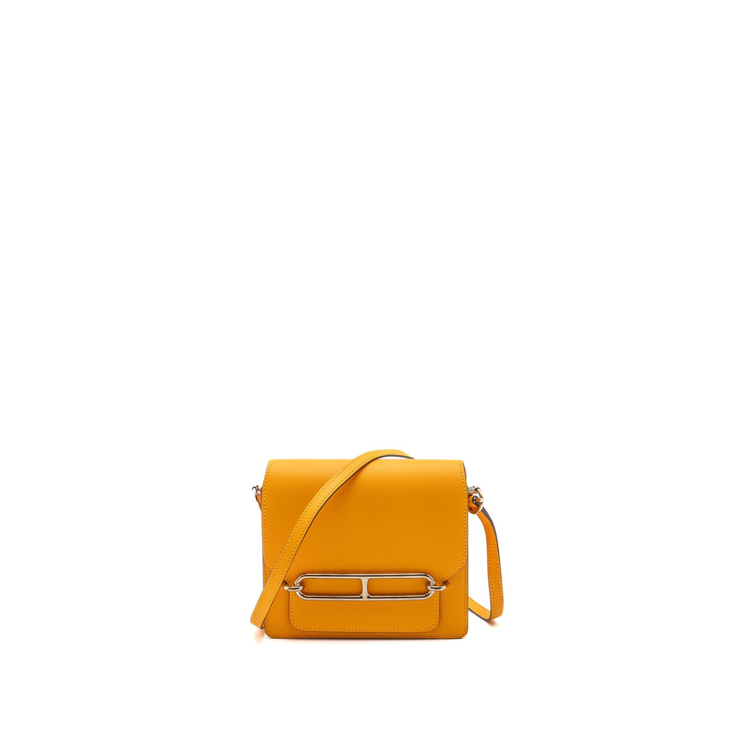 HERMES MINI ROULIS EVERCOLOR JAUNE D’OR LGHW