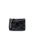 SAINT LAURENT/YSL MEDIUM NIKI CALFSKIN BLACK SHW