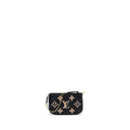 LOUIS VUITTON MINI POCHETTE ACCESSORIES MONOGRAM EMPREINTE BLACK/ BEIGE GHW